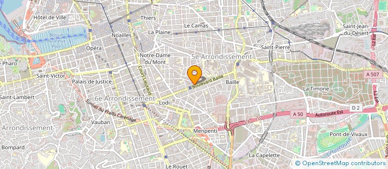 localisation de l'entreprise PRISME TATTOO  MARSEILLE
