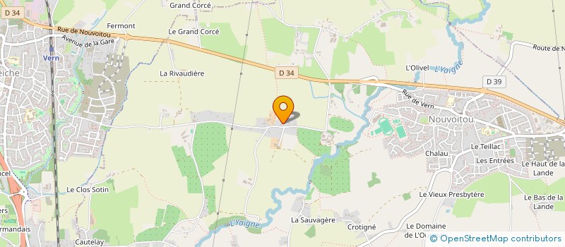 localisation de l'entreprise PRISMEGIS  NOUVOITOU