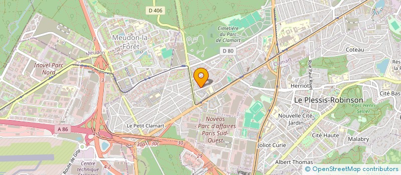 localisation de l'entreprise PRISMEKO à CLAMART