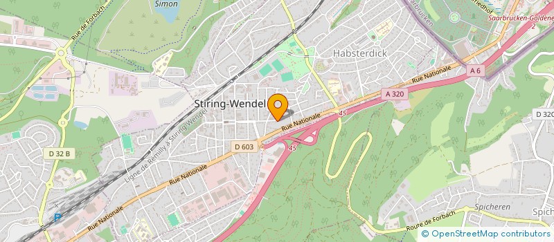 localisation de l'entreprise PRISO PRISO HOLDING  STIRING-WENDEL