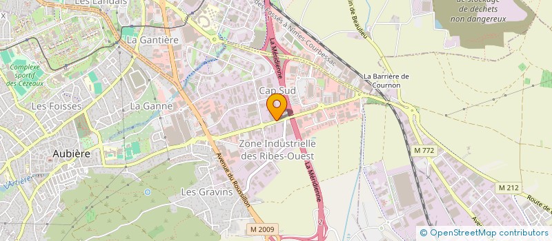 localisation de l'entreprise PRISON ISLAND CLERMONT FERRAND  AUBIERE