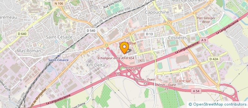 localisation de l'entreprise PRISON ISLAND NIMES  NIMES