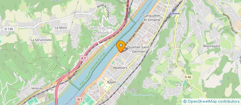 localisation de l'entreprise PRISQUE CONSEIL à VIENNE