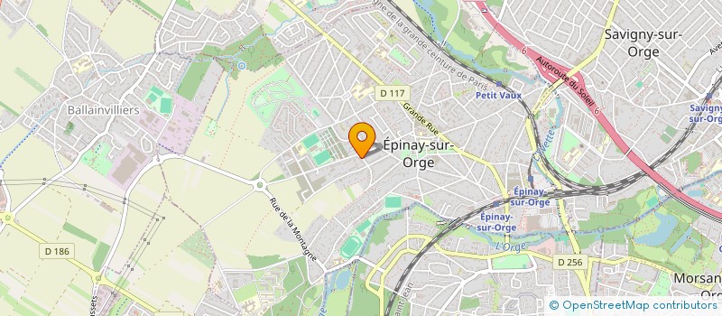 localisation de l'entreprise PRISS'IMMO  EPINAY-SUR-ORGE