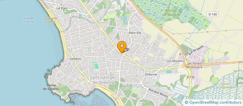 localisation de l'entreprise PRISSE D AVENNES  SAINT-GEORGES-DE-DIDONNE