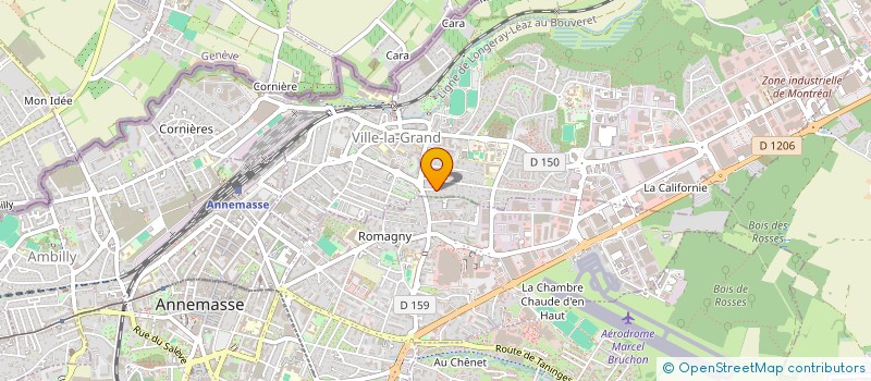 localisation de l'entreprise PRISTEPH  VILLE-LA-GRAND