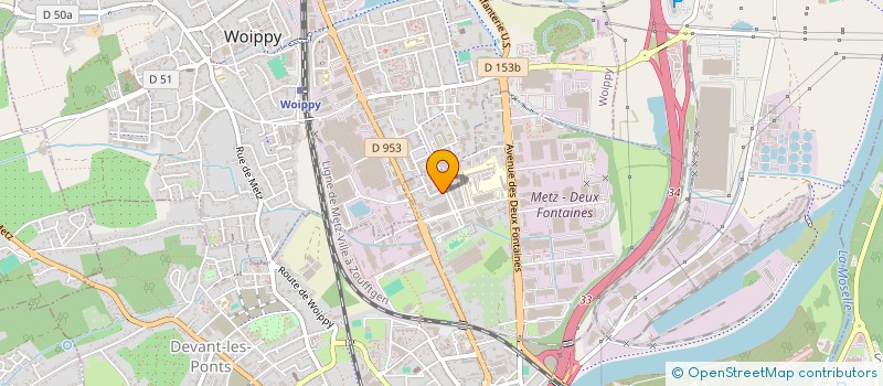 localisation de l'entreprise PRISTINA  METZ