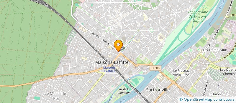 localisation de l'entreprise PRIV'ALEX à MAISONS-LAFFITTE