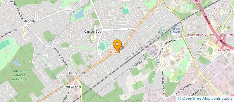 localisation de l'entreprise PRIVAL SARL à PESSAC