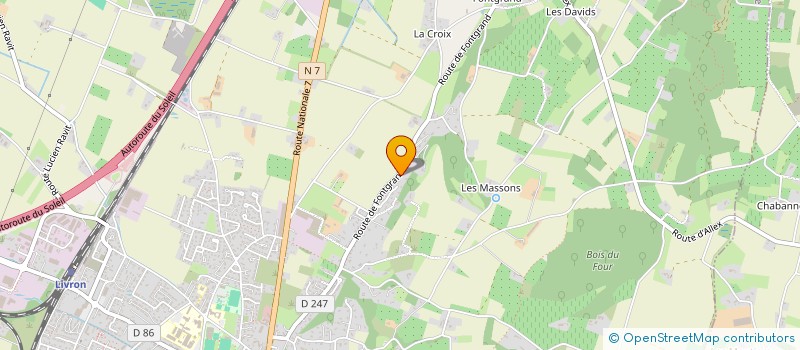 localisation de l'entreprise PRIVALERE  LIVRON-SUR-DROME