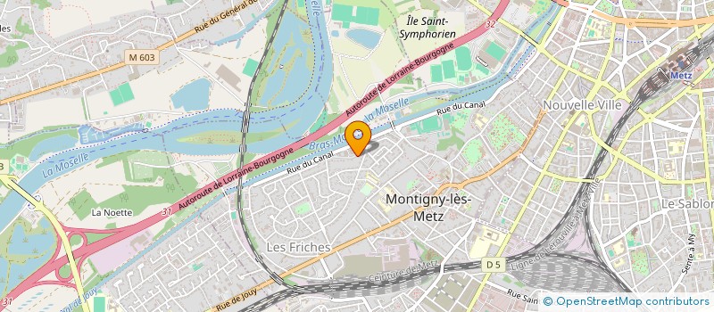 localisation de l'entreprise PRIVAPA à MONTIGNY-LES-METZ