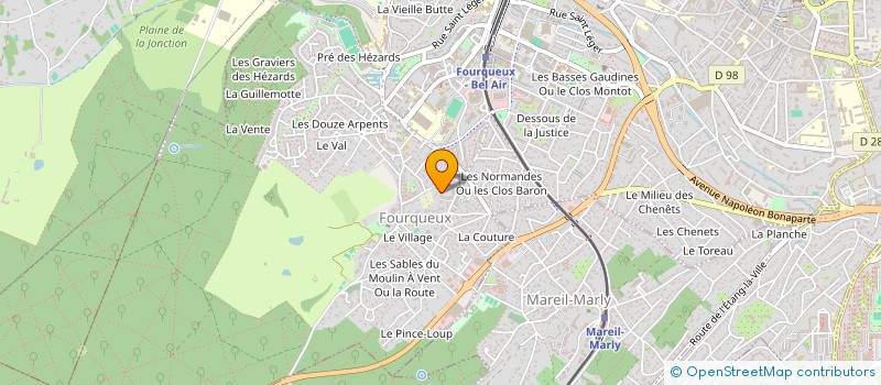 localisation de l'entreprise PRIVAS  SAINT-GERMAIN-EN-LAYE