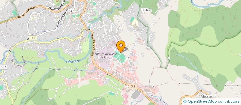 localisation de l'entreprise PRIVAS AUTO CONTROLE  PRIVAS