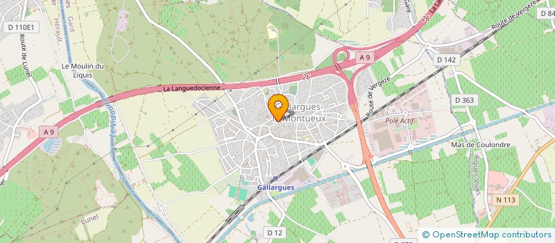 localisation de l'entreprise PRIVAT & CO  GALLARGUES-LE-MONTUEUX