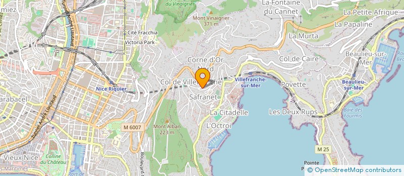 localisation de l'entreprise PRIVATAM à VILLEFRANCHE-SUR-MER