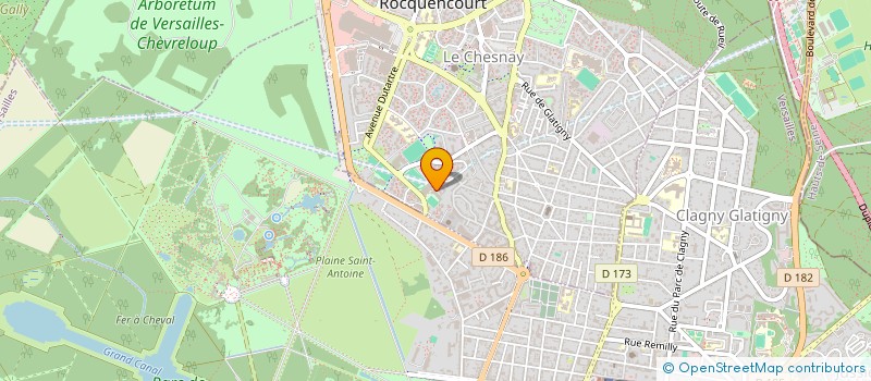 localisation de l'entreprise PRIVATE CAB  LE CHESNAY-ROCQUENCOURT