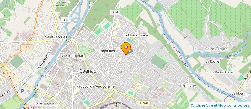 localisation de l'entreprise PRIVATE CASK à COGNAC