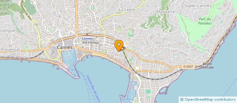localisation de l'entreprise PRIVATE CLOSE PROTECTION à CANNES