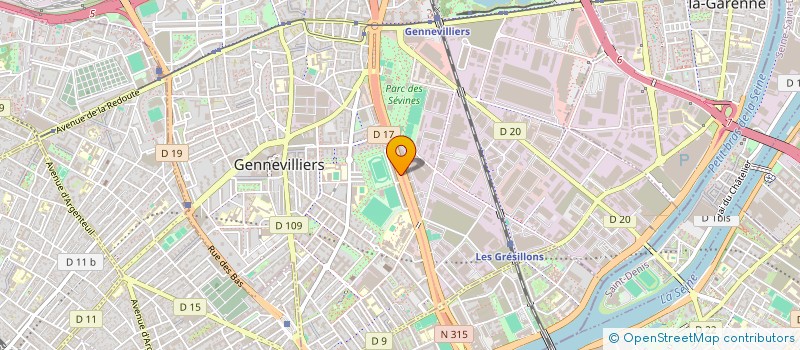 localisation de l'entreprise PRIVATE COMFORT CAR à GENNEVILLIERS