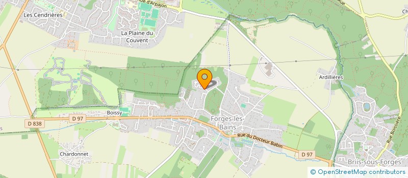 localisation de l'entreprise PRIVATE DESTINATION  FORGES-LES-BAINS