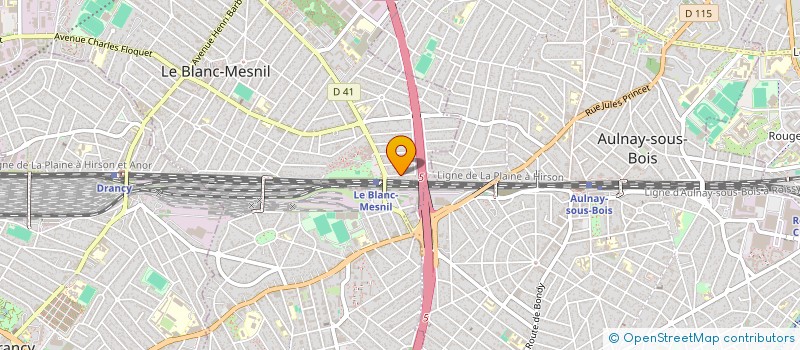 localisation de l'entreprise PRIVATE DRIVER  LE BLANC-MESNIL