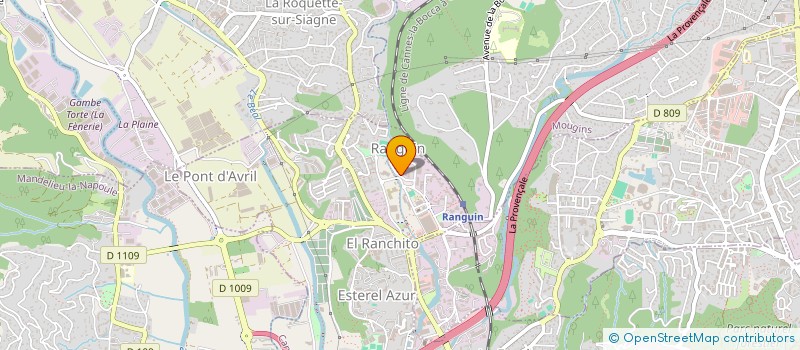 localisation de l'entreprise PRIVATE DRIVER BUSINESS  CANNES