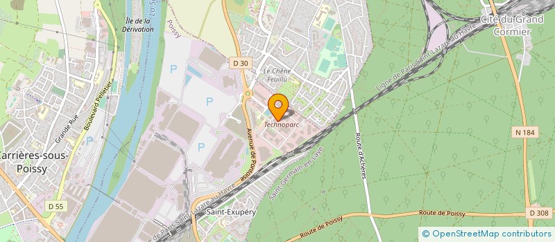 localisation de l'entreprise PRIVATE FRANCE à POISSY