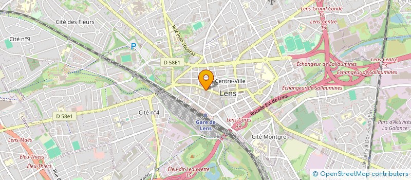 localisation de l'entreprise PRIVATE OUTLET à LENS