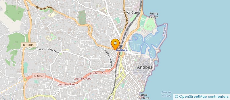localisation de l'entreprise PRIVATE SECURITY SOLUTIONS à ANTIBES