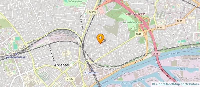 localisation de l'entreprise PRIVATE SERVICES  ARGENTEUIL