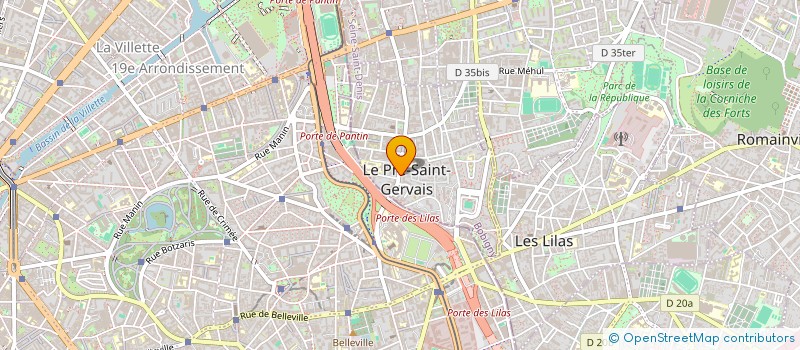 localisation de l'entreprise PRIVATE SHUTTLE à LE PRE-SAINT-GERVAIS