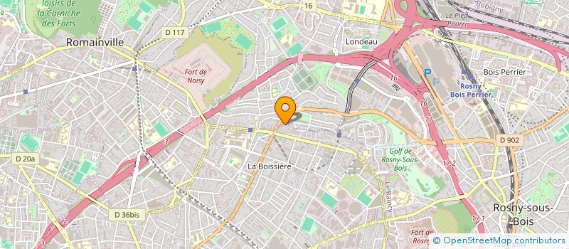 localisation de l'entreprise PRIVATE STARS à NOISY-LE-SEC