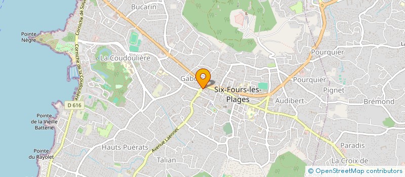 localisation de l'entreprise PRIVATE TRAINING à SIX-FOURS-LES-PLAGES