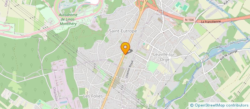 localisation de l'entreprise PRIVATE TRIP  LINAS