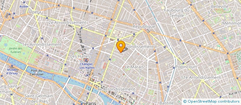 localisation de l'entreprise PRIVATE WATCH COLLECTION  PARIS