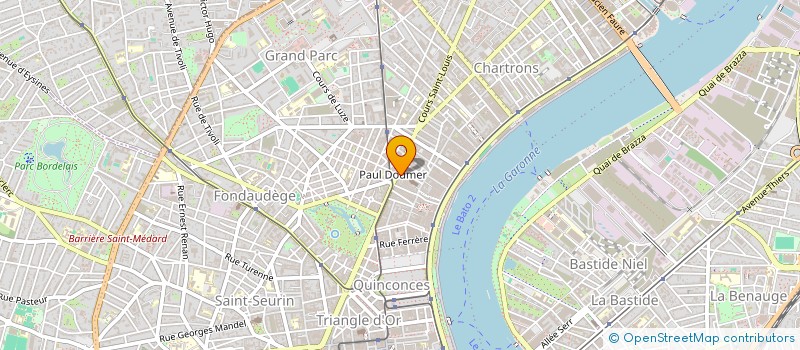 localisation de l'entreprise PRIVAXYS  BORDEAUX