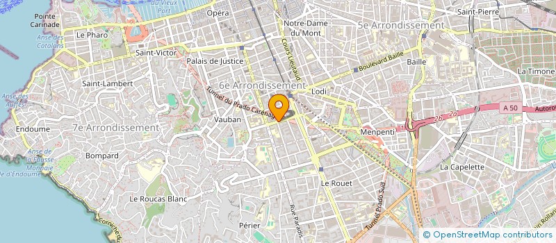 localisation de l'entreprise PRIVET à MARSEILLE
