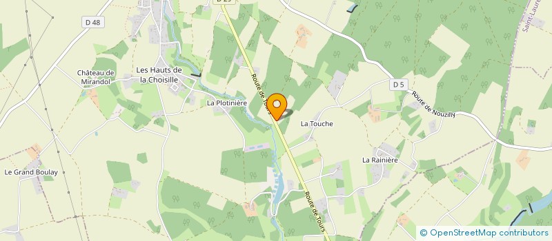 localisation de l'entreprise PRIVI'LOIRE  BEAUMONT-LOUESTAULT