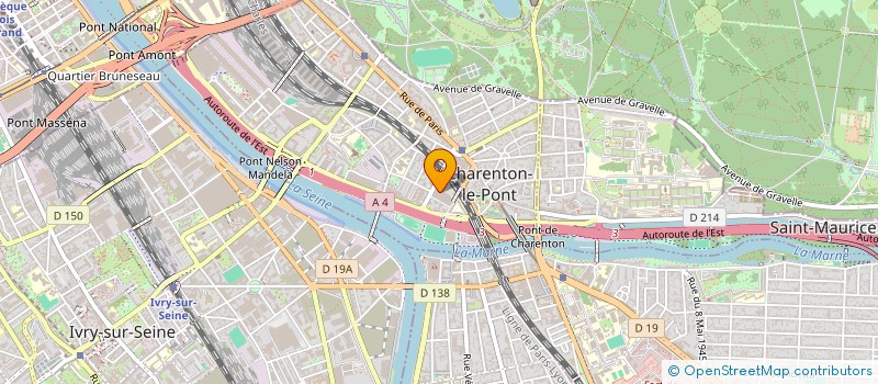 localisation de l'entreprise PRIVICARD à CHARENTON-LE-PONT