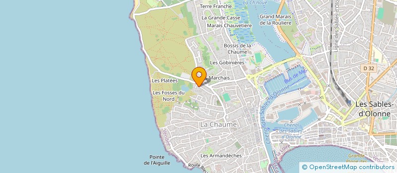 localisation de l'entreprise PRIVILEGE à LES SABLES D'OLONNE