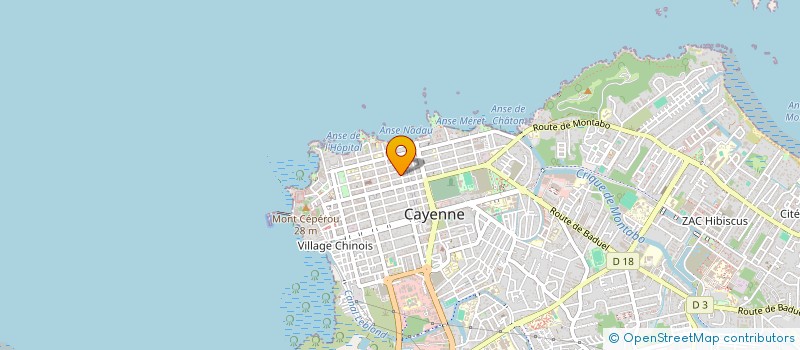 localisation de l'entreprise PRIVILEGE à CAYENNE