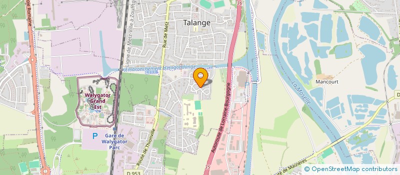 localisation de l'entreprise PRIVILEGE à TALANGE