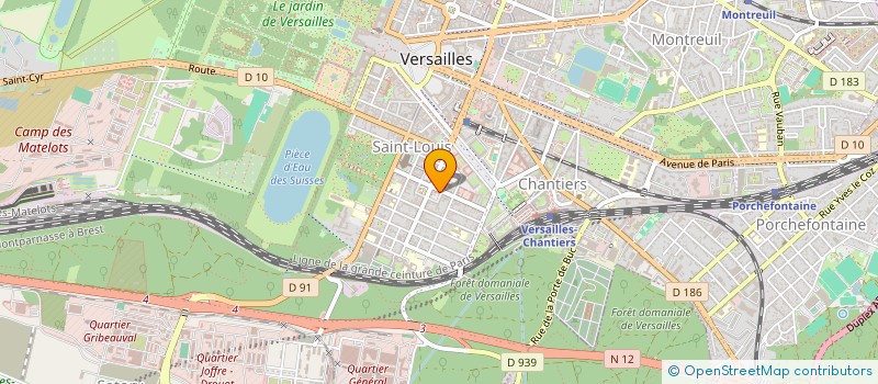 localisation de l'entreprise PRIVILEGE ASSURANCES  VERSAILLES