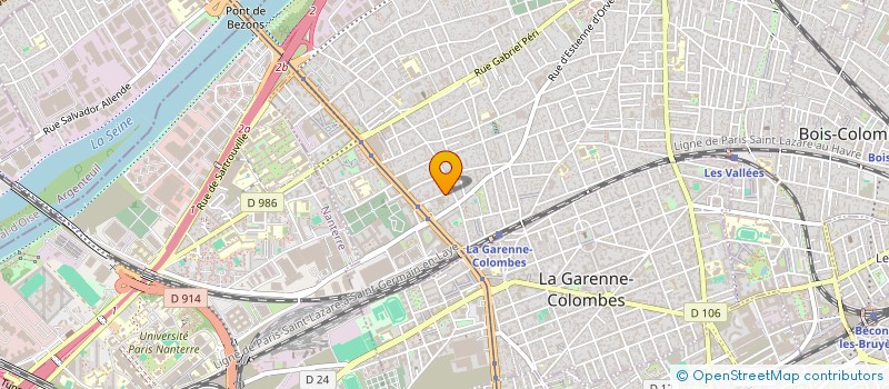 localisation de l'entreprise PRIVILEGE AUTOMOBILE à COLOMBES
