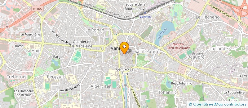 localisation de l'entreprise PRIVILEGE COUTURE à VANNES