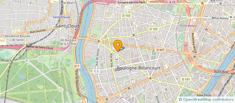 localisation de l'entreprise PRIVILEGE HIGH PILOT à BOULOGNE-BILLANCOURT