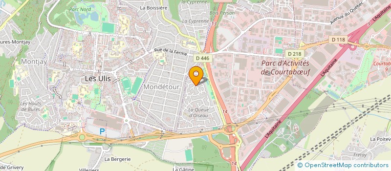 localisation de l'entreprise PRIVILEGE INFORMATIQUE à LES ULIS