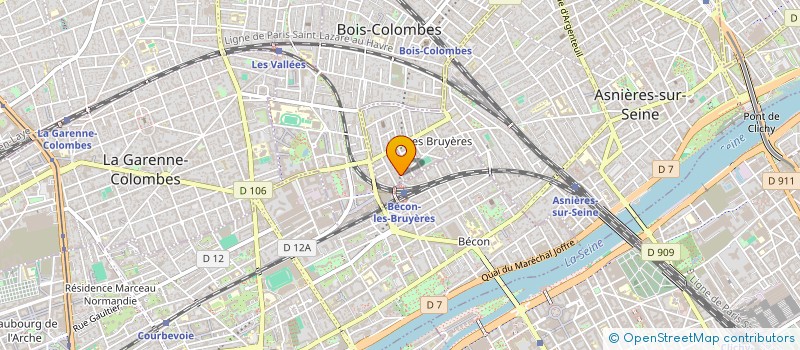 localisation de l'entreprise PRIVILEGE SECURITE PRIVEE à ASNIERES-SUR-SEINE