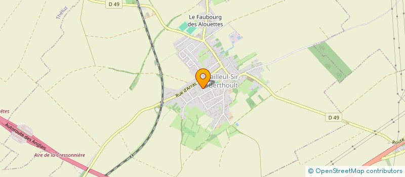 localisation de l'entreprise PRIVILEGE TAXI  BAILLEUL-SIR-BERTHOULT