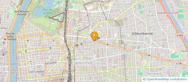 localisation de l'entreprise PRIVILEGES à VILLEURBANNE